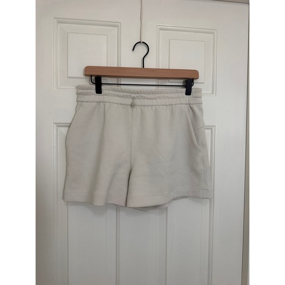 Lululemon Pants - Lululemon Softstreme High Rise Shorts 8 Bone Beige Athletic Lounge Drawstring